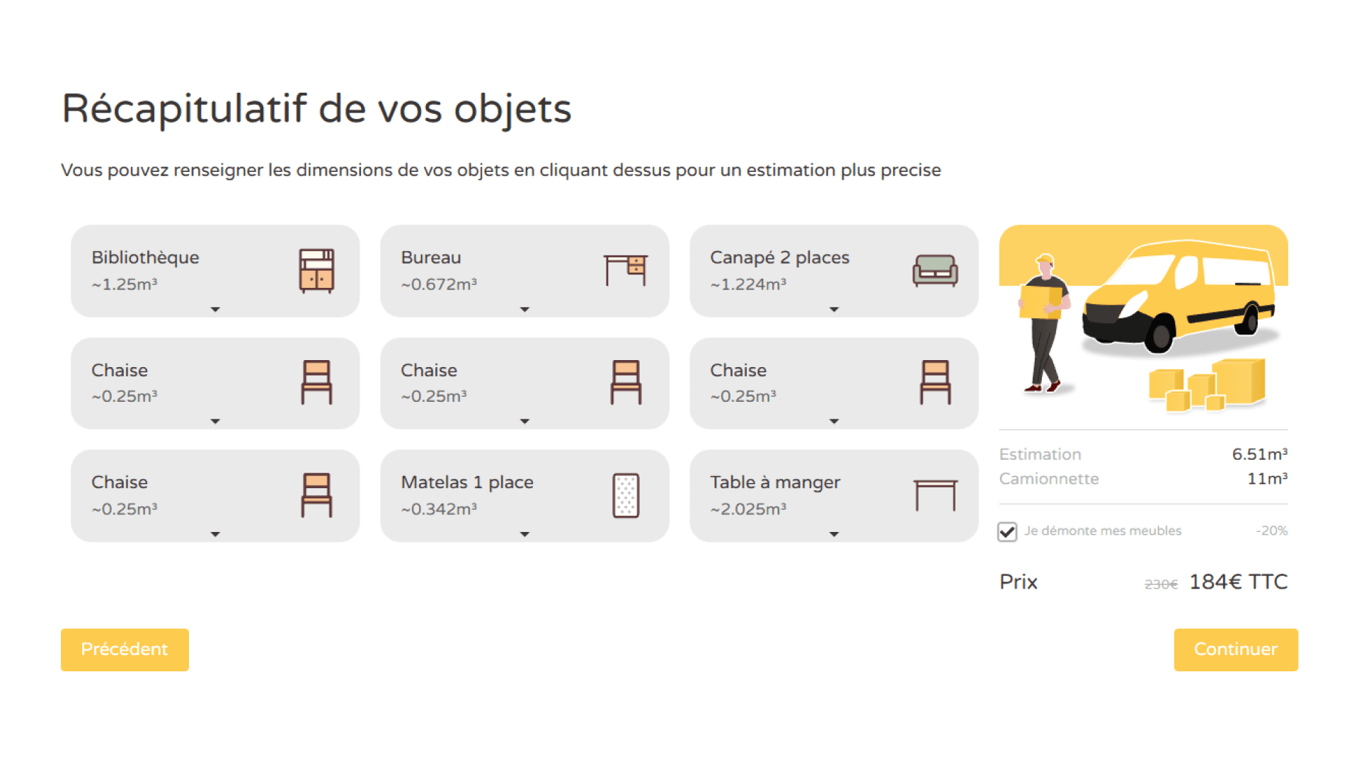 Fais de la place